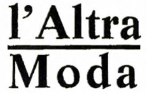EU-tavaramerkki numero 1030279 l’Altra Moda (kuvio).